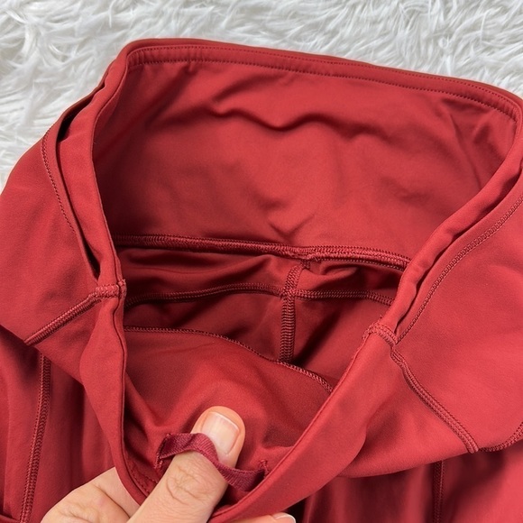 Lululemon Fast & Free Crop II *Nulux 19" Dark Sport Red - Picture 4 of 6